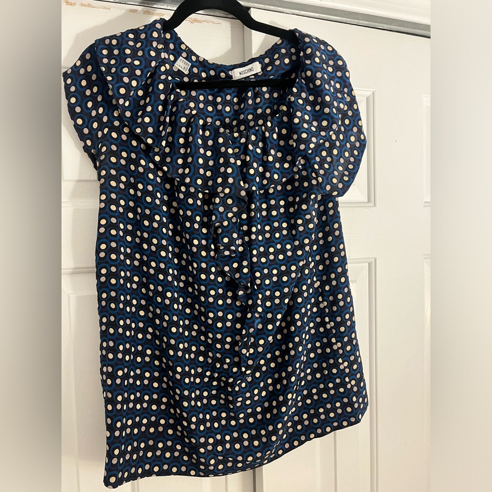 Moschino ruffle blouse